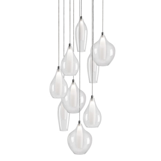 Kuzco Victoria chrome multi-pendant MP3009