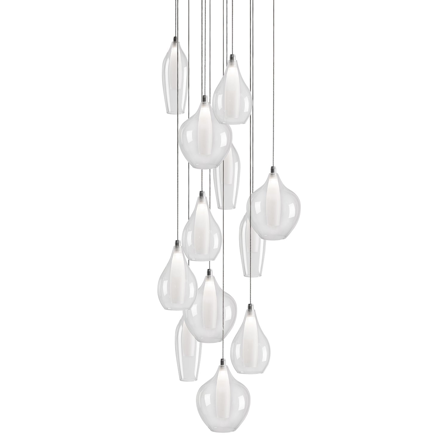 Kuzco Victoria chrome multi-pendant MP3012