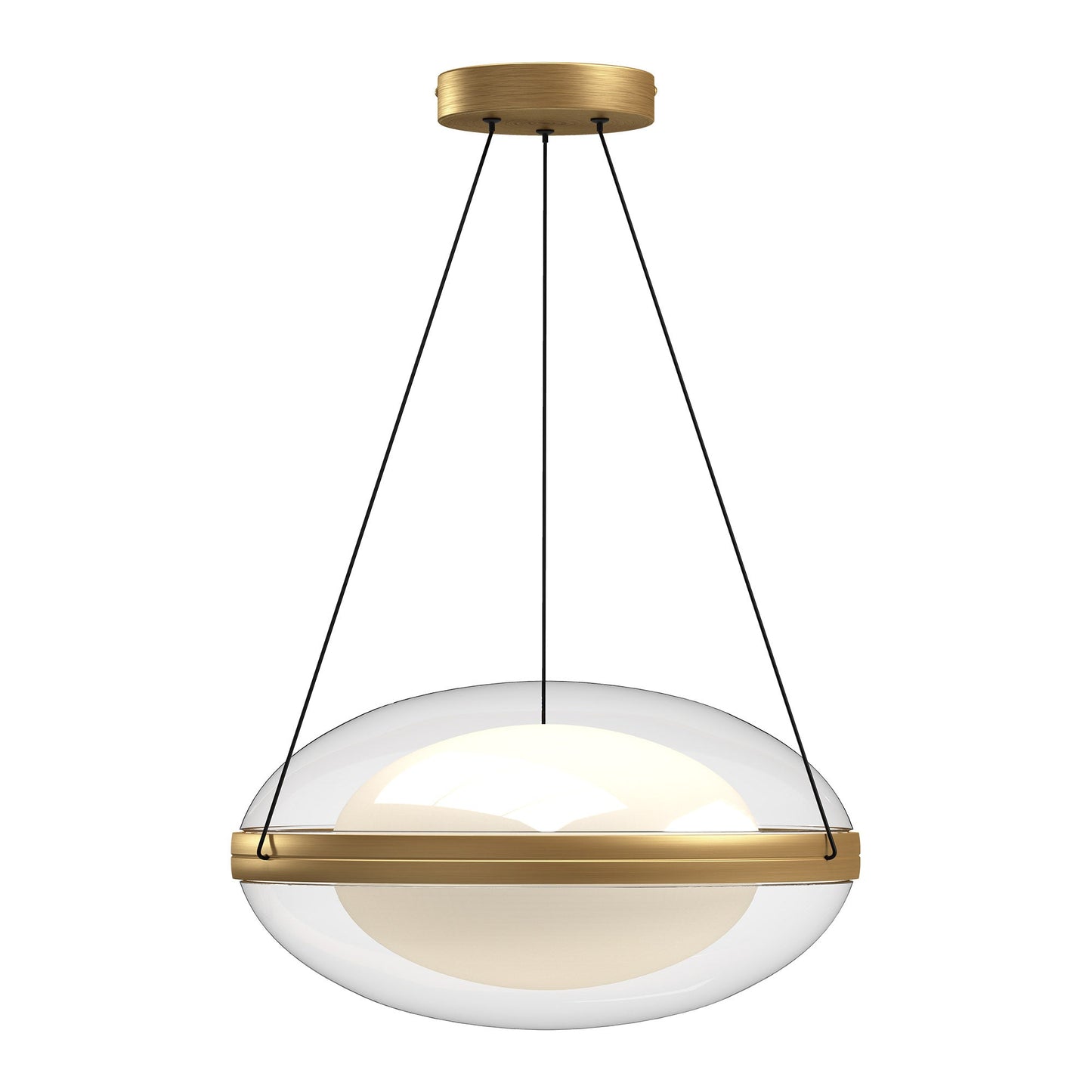 Kuzco Virgo brushed gold pendant PD76316-BG/OP-UNV