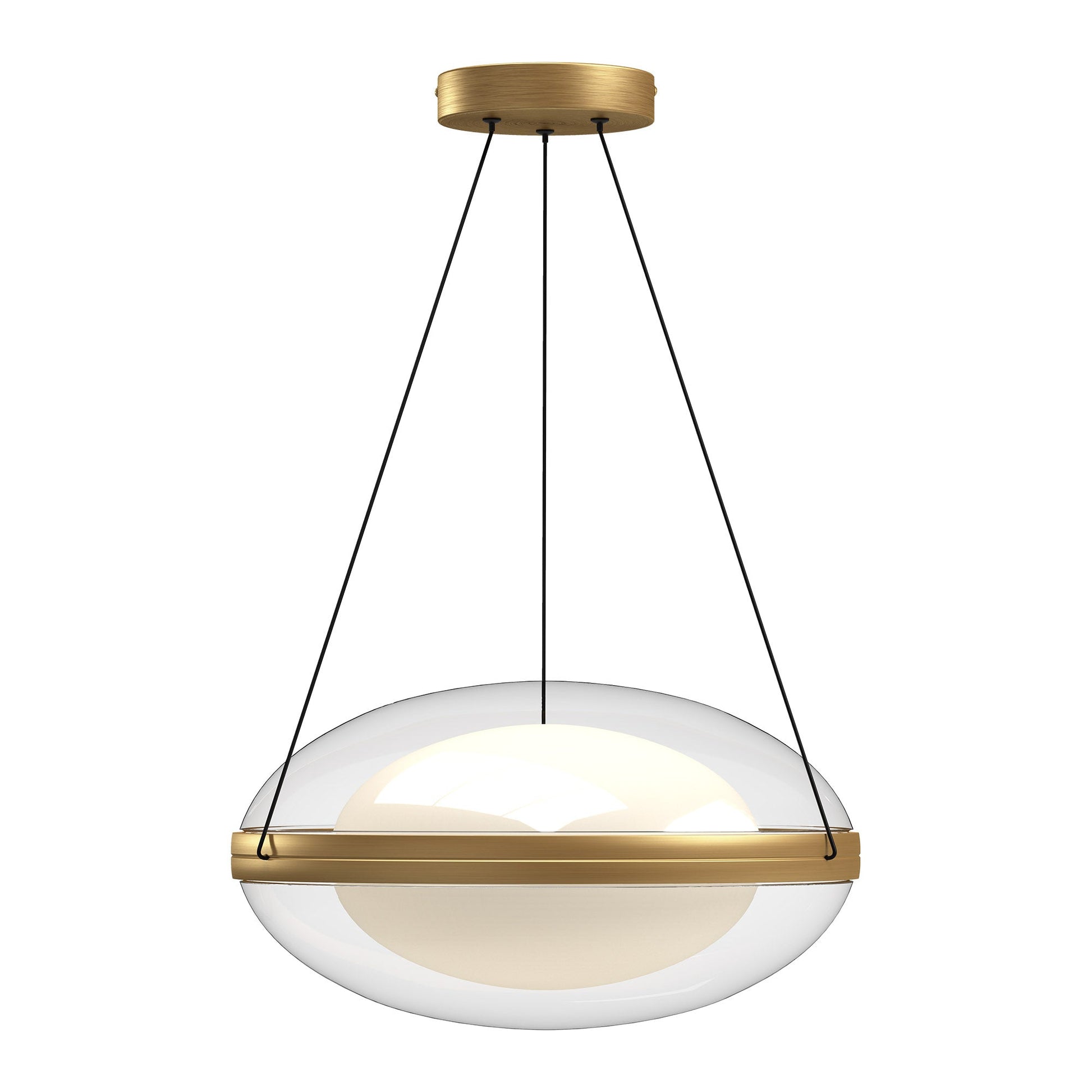 Kuzco Virgo brushed gold pendant PD76316-BG/OP-UNV