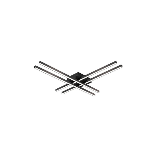 Kuzco Vega Minor black flush mount FM18232-BK