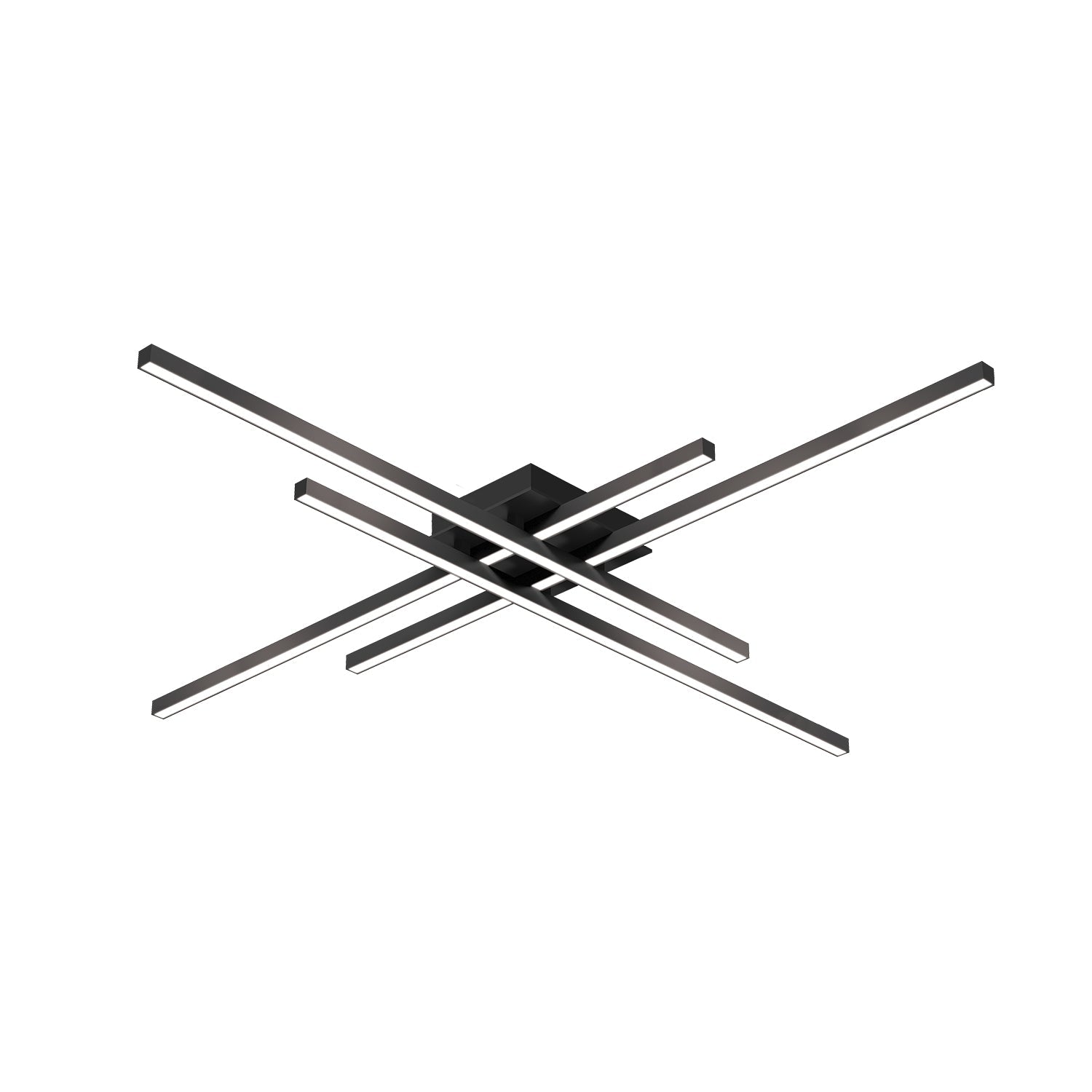 Kuzco Vega Minor black flush mount FM18247-BK