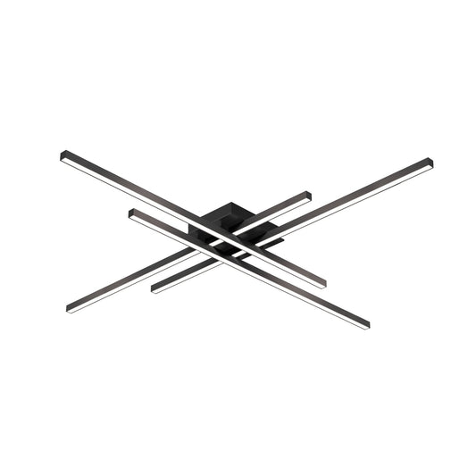 Kuzco Vega Minor black flush mount FM18247-BK