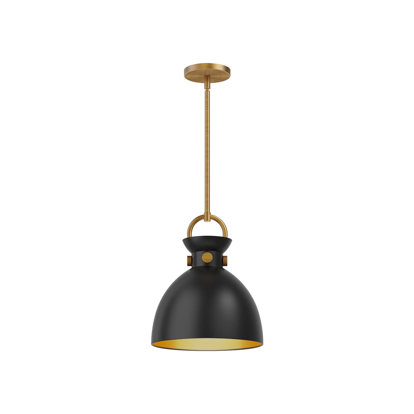Alora Mood Waldo aged gold pendant PD411311AGMB