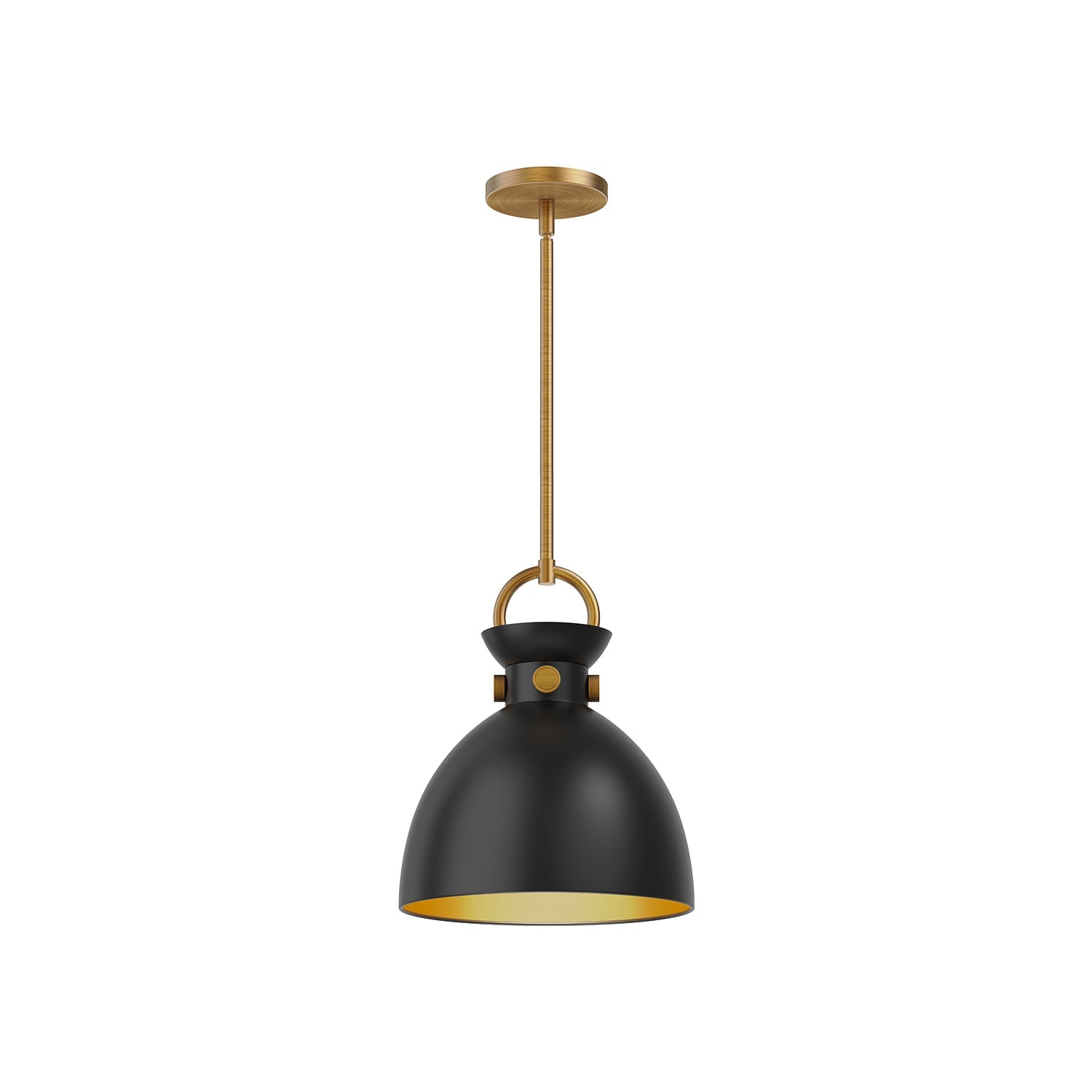 Alora Mood Waldo aged gold pendant PD411311AGMB