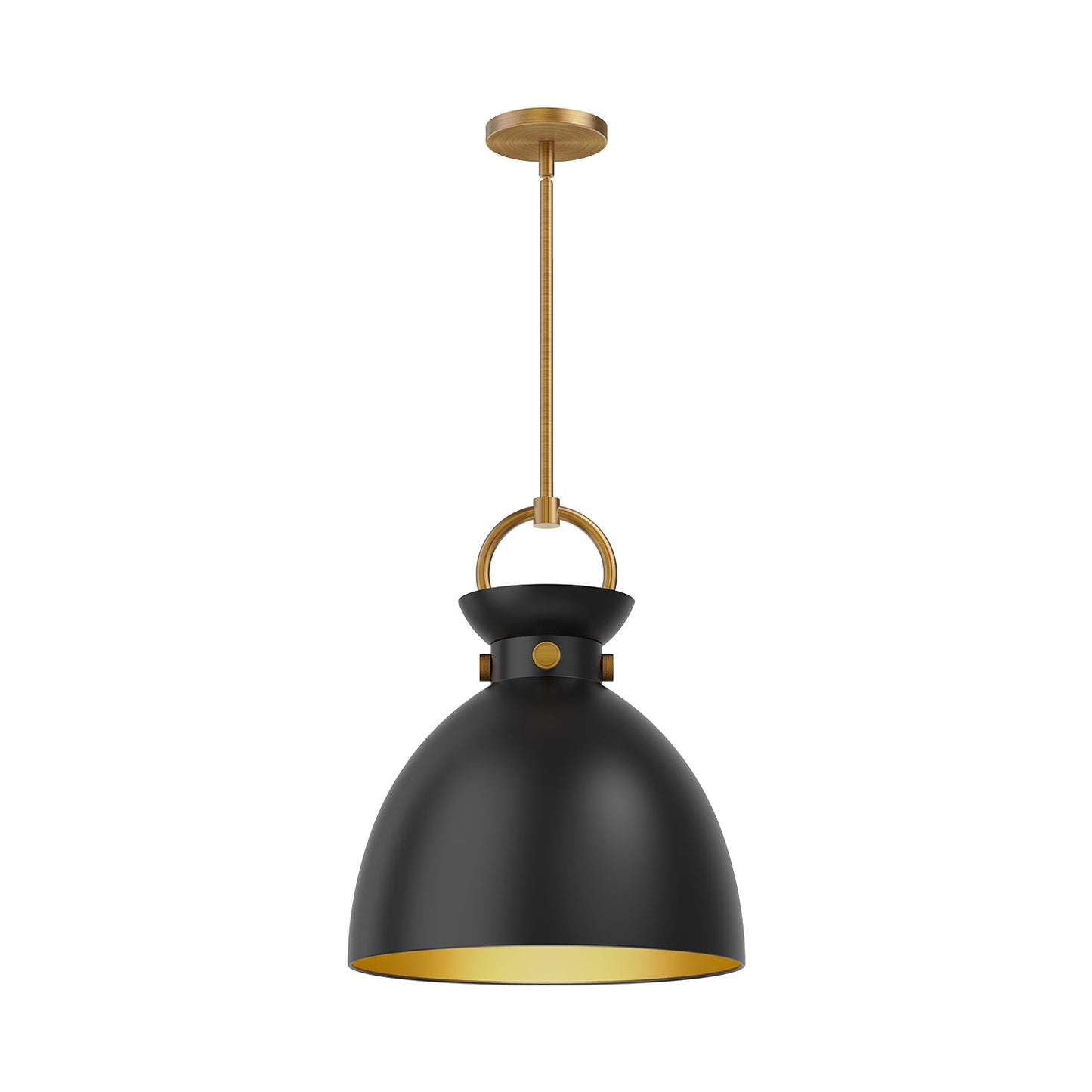 Alora Mood Waldo aged gold pendant PD411314AGMB