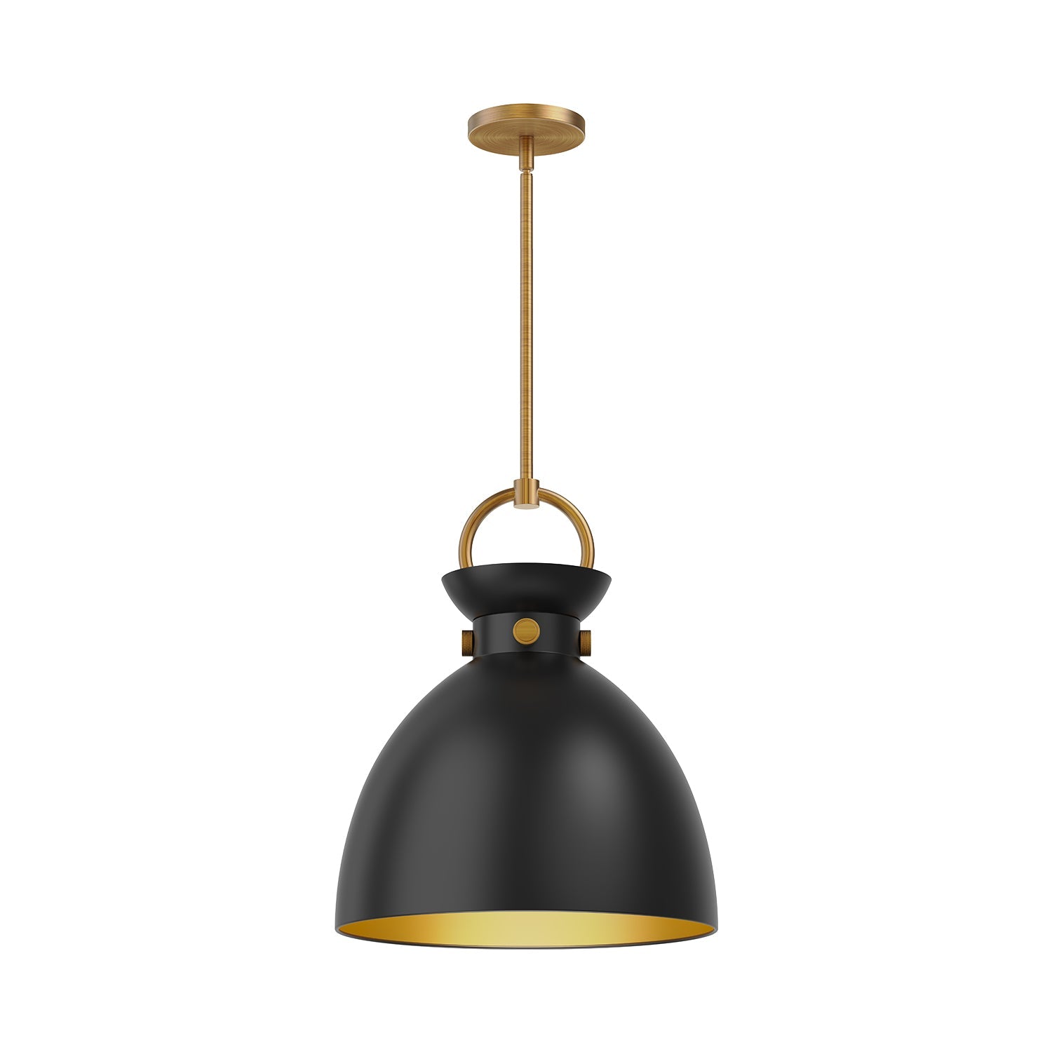 Alora Mood Waldo aged gold pendant PD411314AGMB