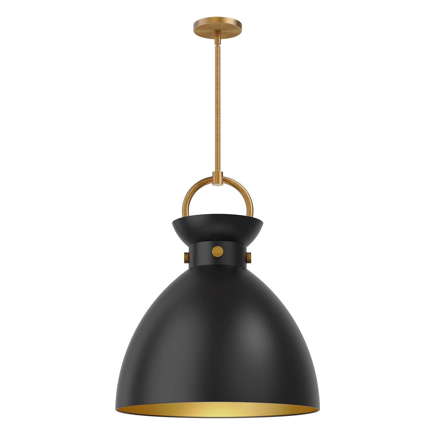 Alora Mood Waldo aged gold pendant PD411318AG