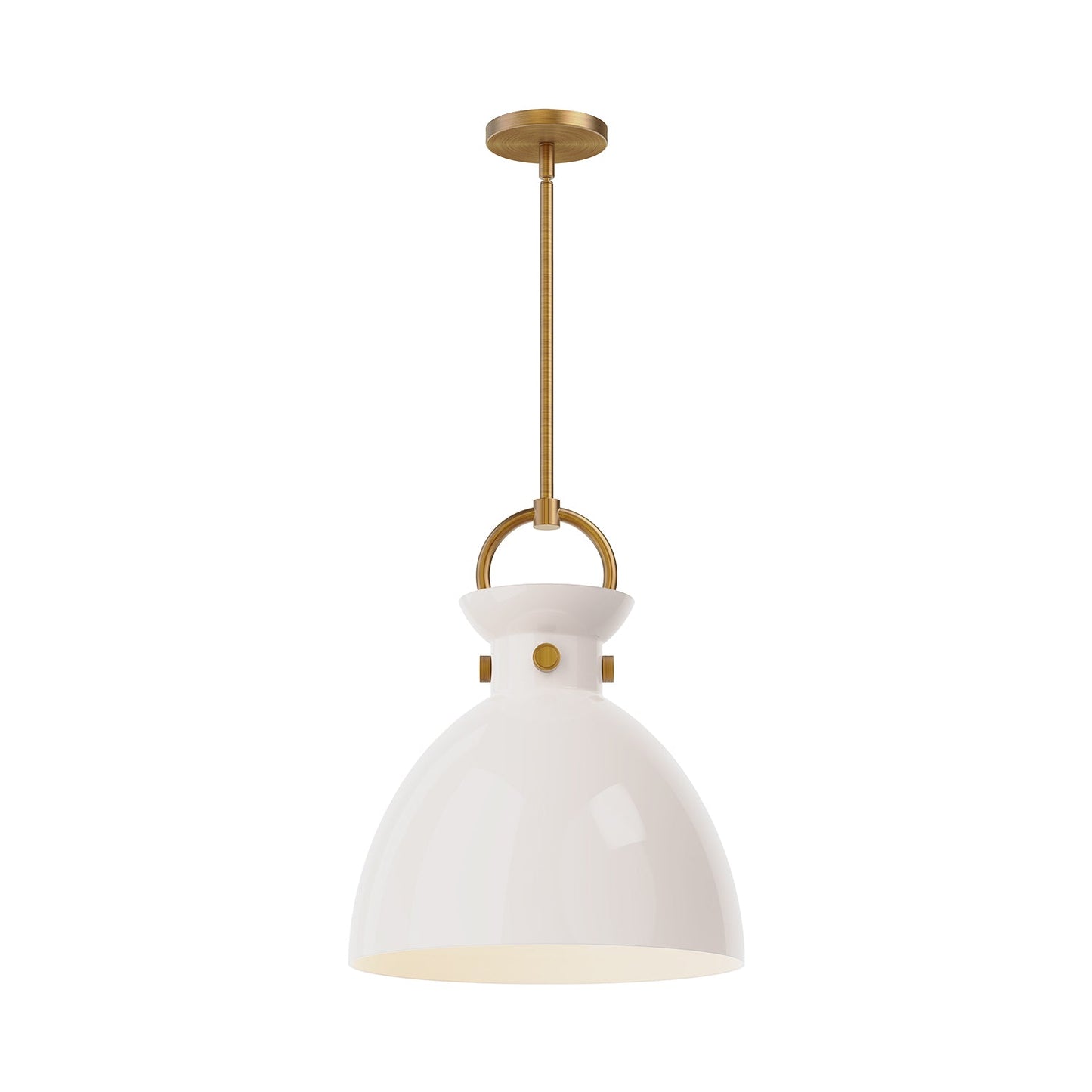 Alora Mood Waldo aged gold pendant PD411814AGGO