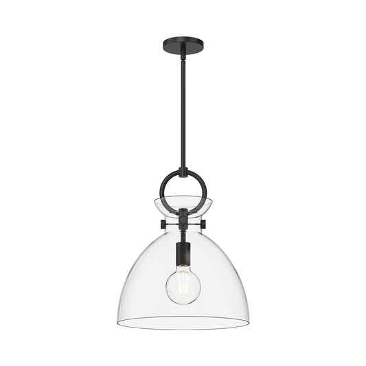 Alora Mood Waldo matte black pendant PD411814MBCL
