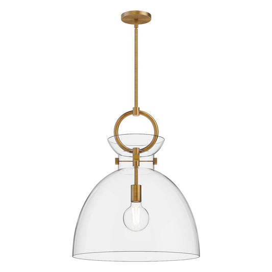 Alora Mood Waldo aged gold pendant PD411818AGCL