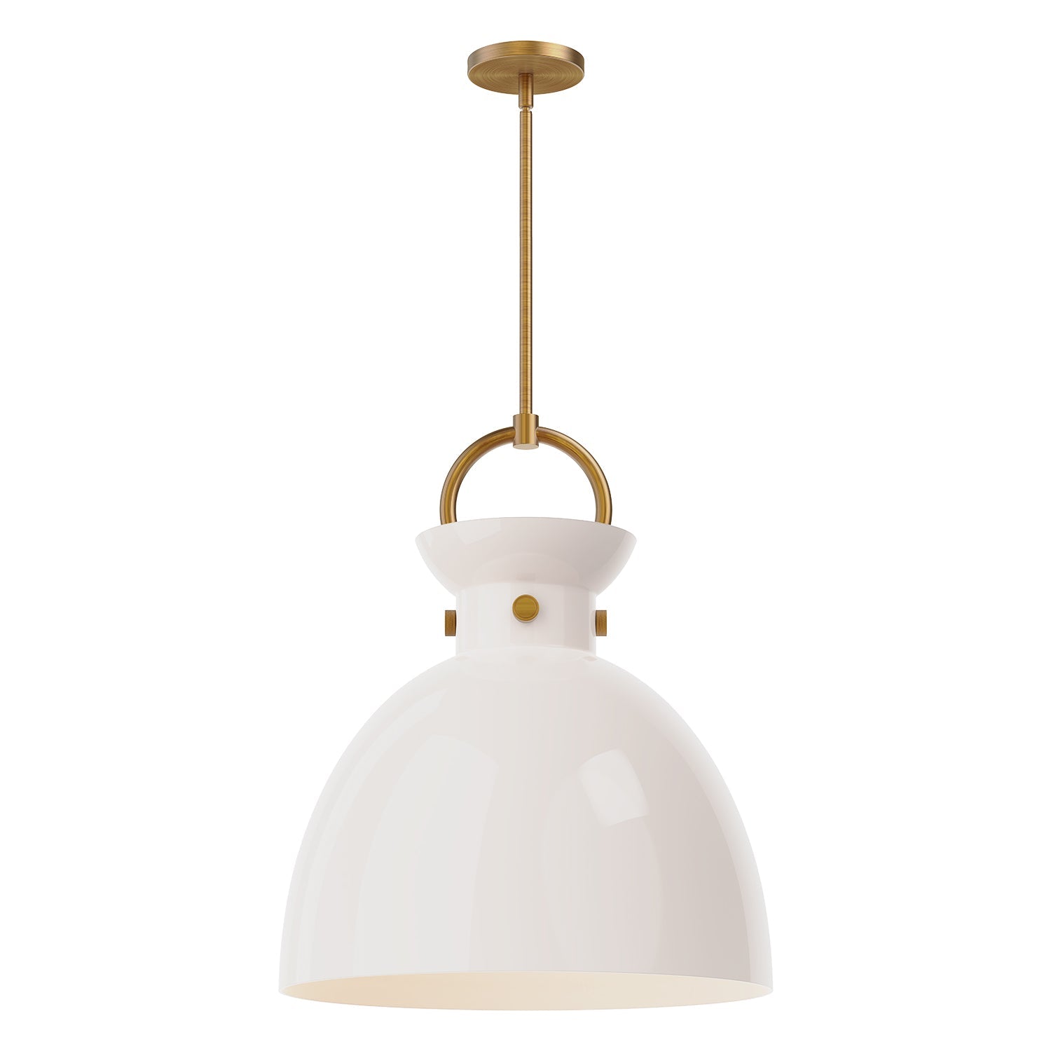 Alora Mood Waldo aged gold pendant PD411818AGGO