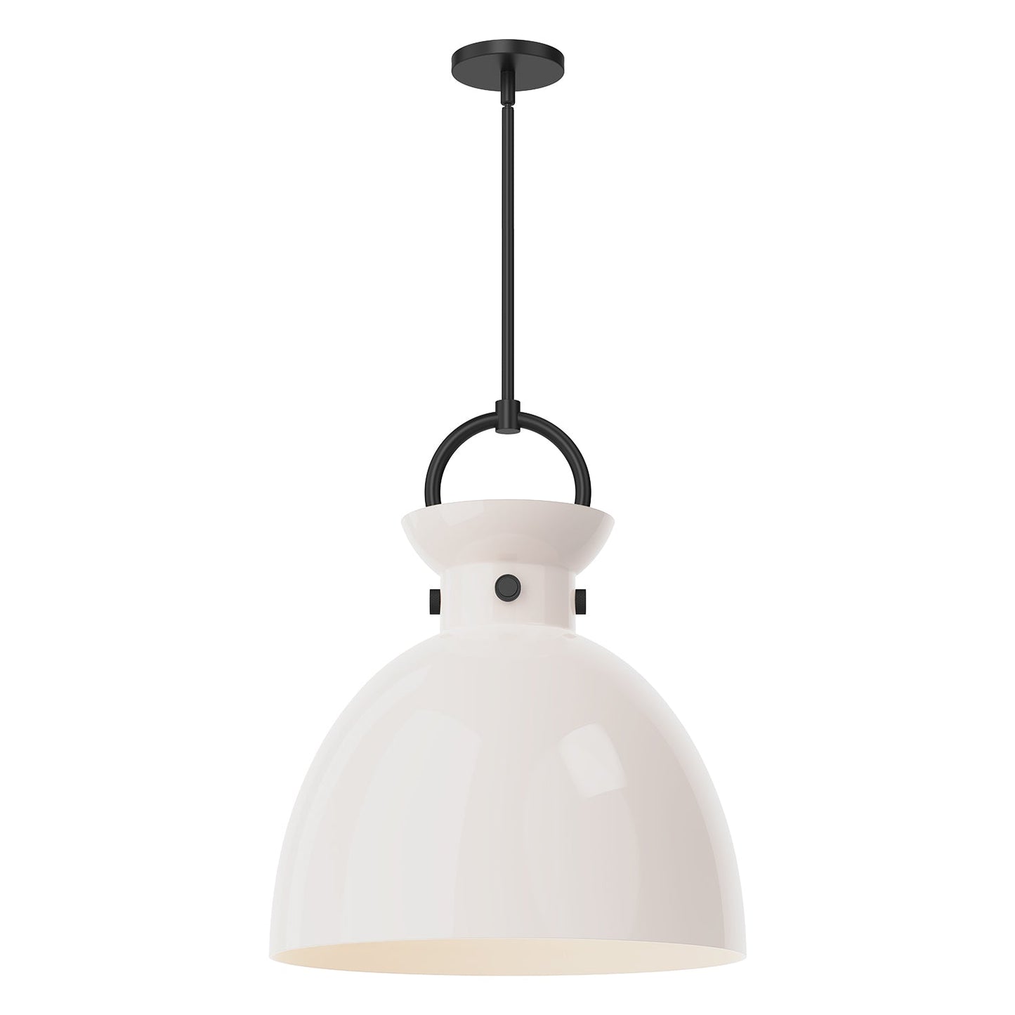 Alora Mood Waldo matte black pendant PD411818MBGO