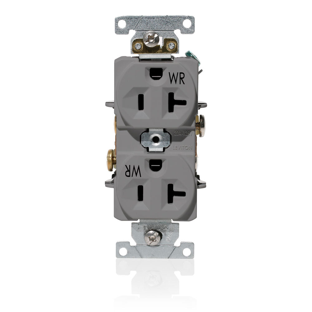 Leviton WBR20-GY Receptacle