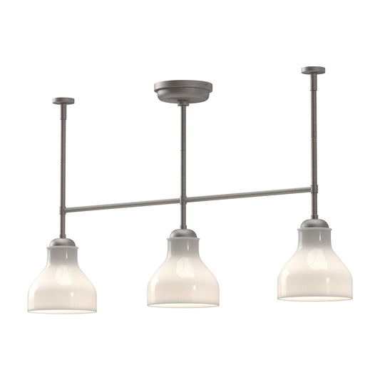 Alora Mood Westlake brushed nickel linear pendant LP540334BNGO
