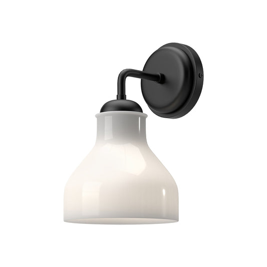 Alora Mood Westlake glossy opal glass vanity light WV540106MBGO