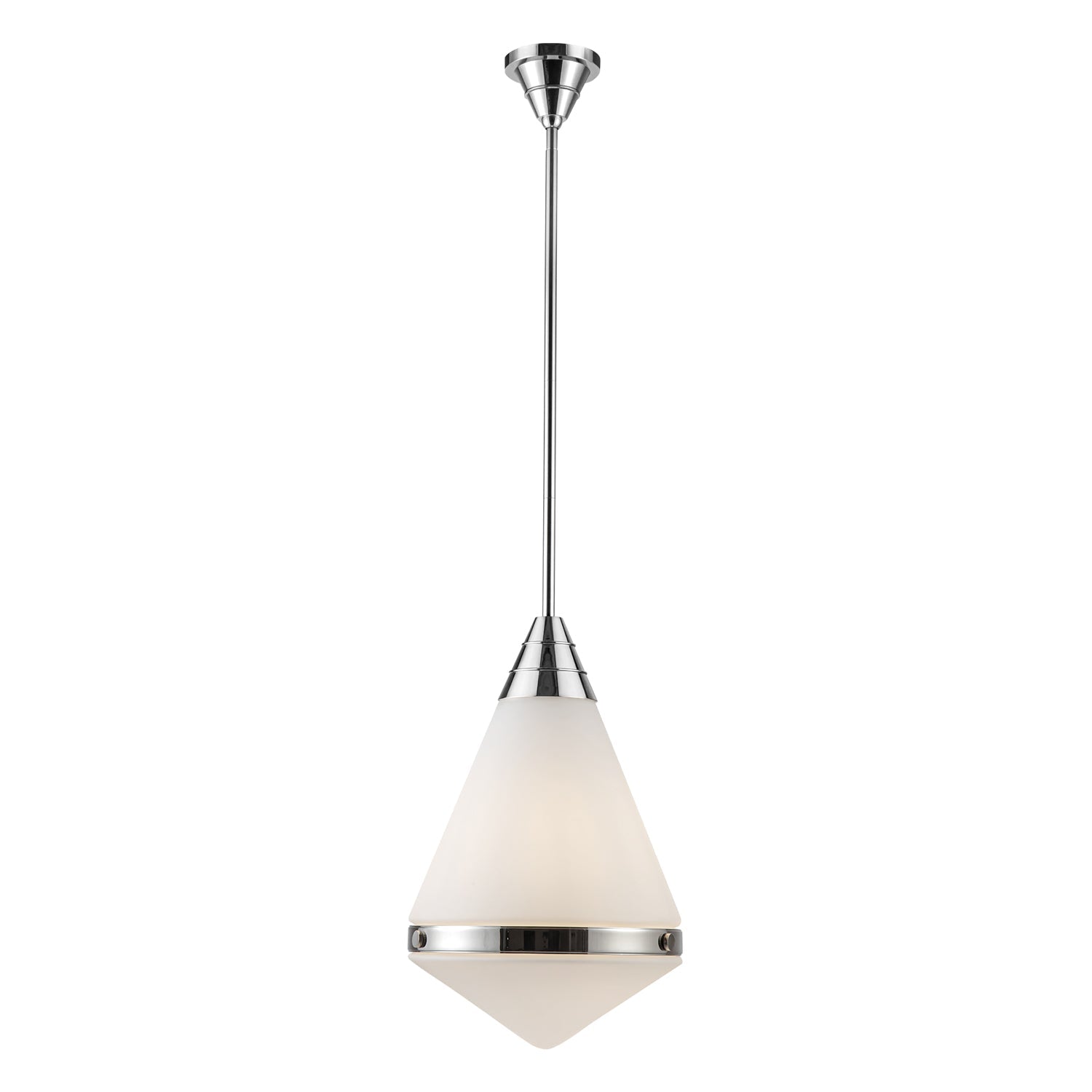 Alora Willard polished nickel pendant PD348022PNOP