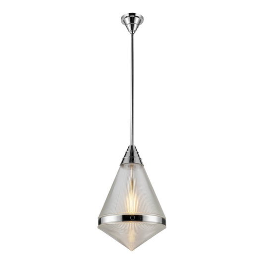 Alora Willard polished nickel pendant PD348022PNPG