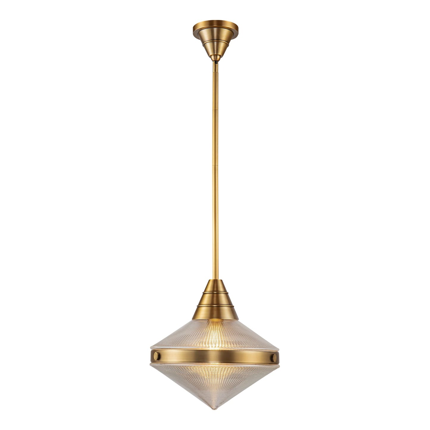 Alora Willard vintage brass pendant PD348114VBPG