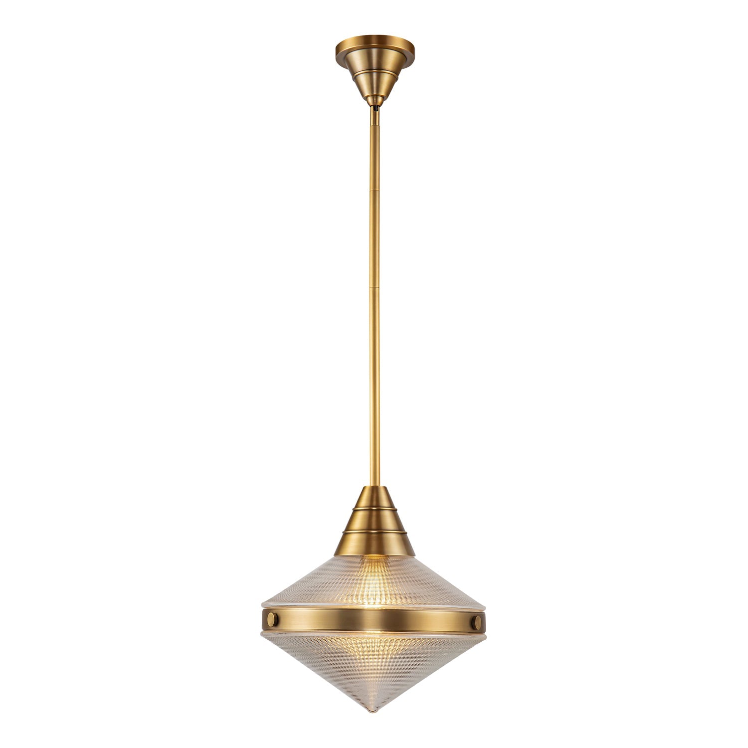 Alora Willard vintage brass pendant PD348114VBPG