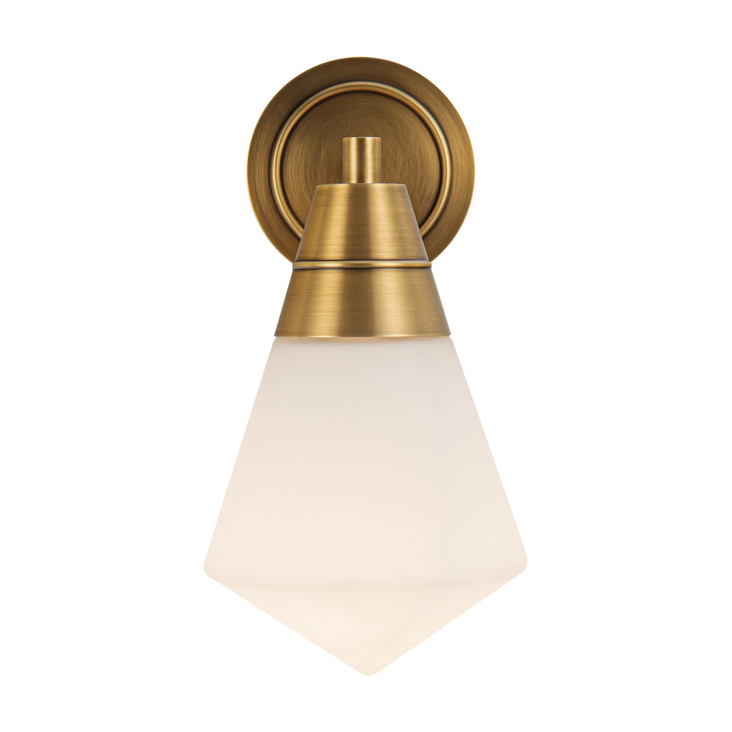 Alora Willard vintage brass vanity light WV348106VBOP