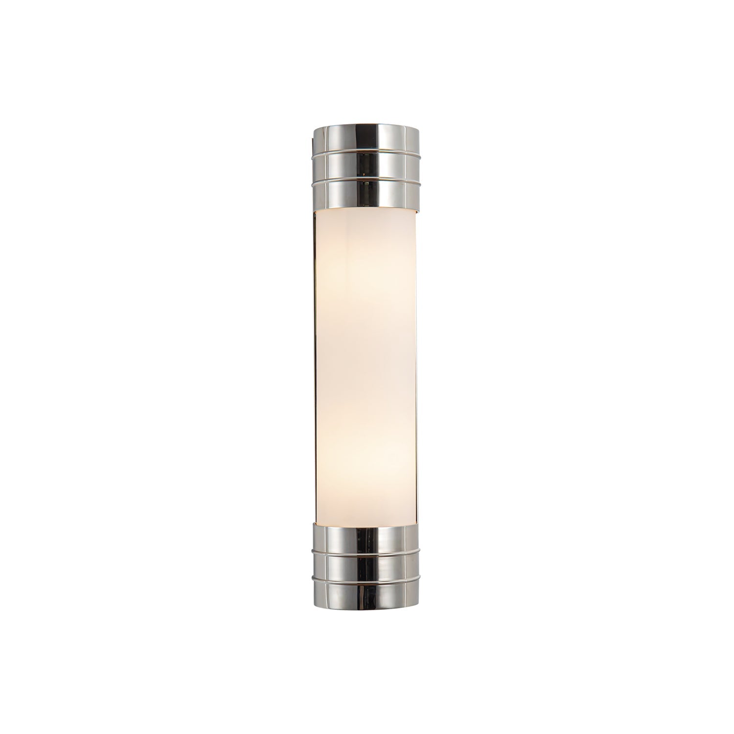 Alora Willard polished nickel vanity light WV348218PNOP