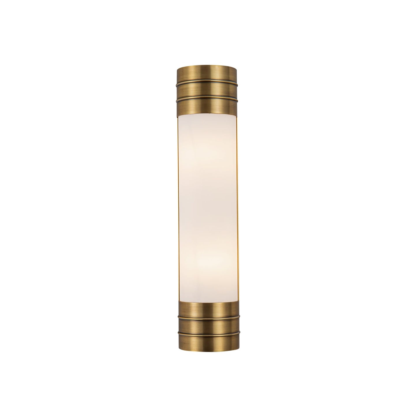 Alora Willard vintage brass vanity light WV348218VBOP