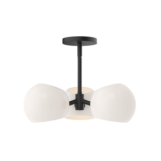 Alora Mood Willow matte black pendant PD548315MBOP