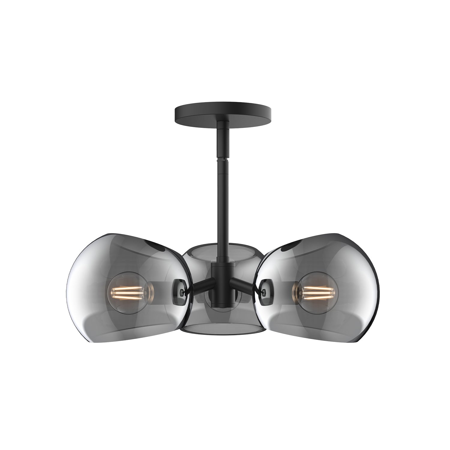 Alora Mood Willow matte black pendant PD548315MBSM