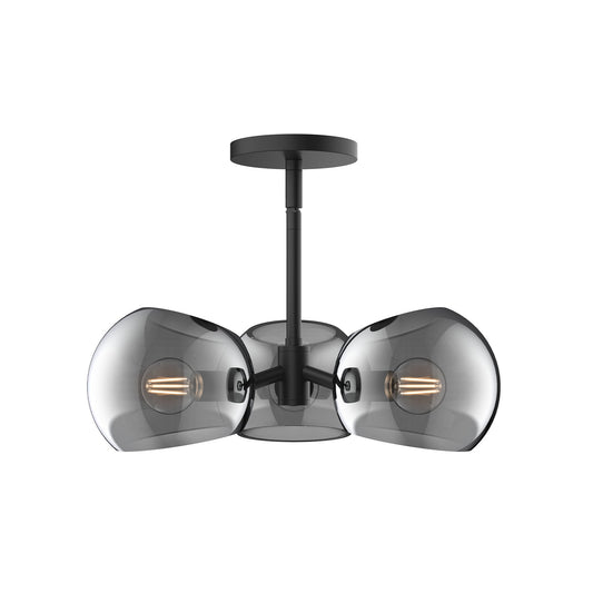 Alora Mood Willow matte black pendant PD548315MBSM