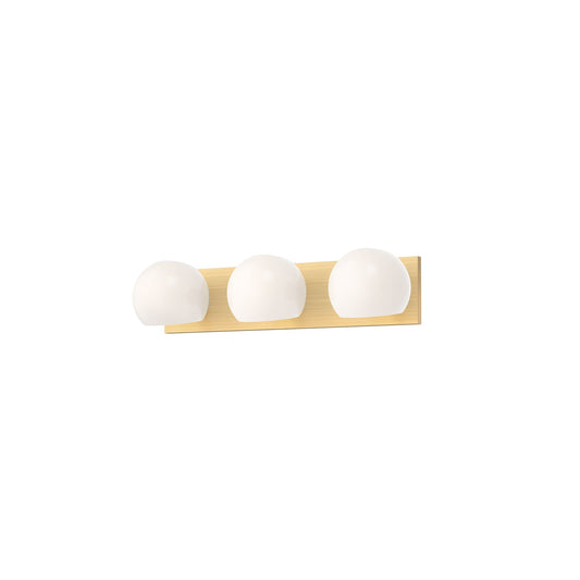 Alora Mood Willow brushed gold vanity light VL548322BGOP