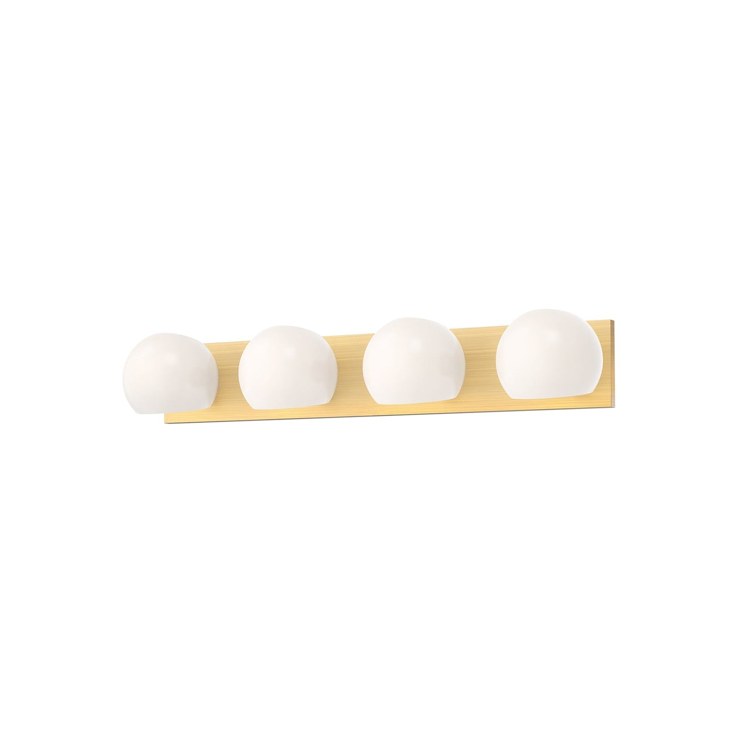 Alora Mood Willow brushed gold vanity light VL548431BGOP