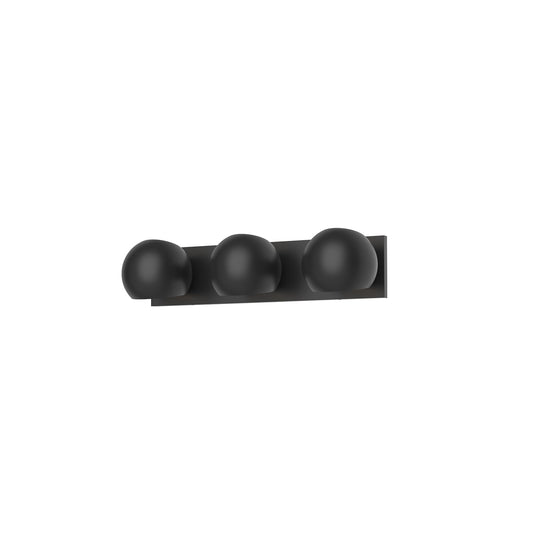 Alora Mood Willow matte black vanity light VL648322MB