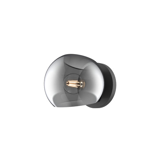 Alora Mood Willow matte black vanity light WV548006MBSM