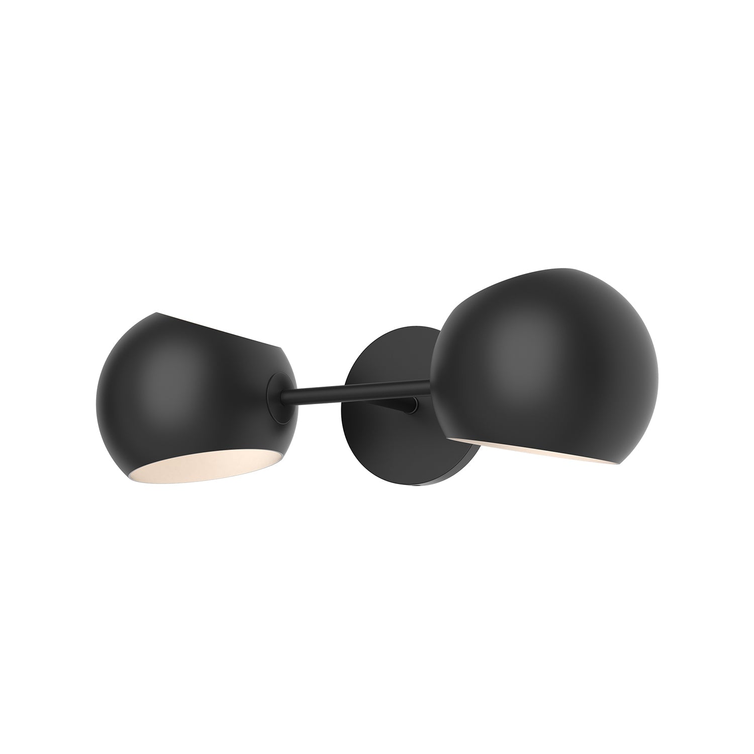 Alora Mood Willow matte black vanity light WV648217MB