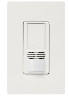 Lutron Maestro dual-tech occupancy sensor switch in White Bulk Pack