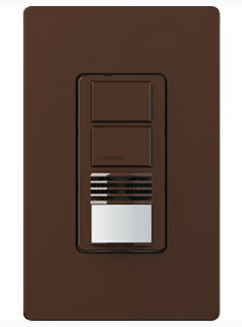 Lutron Maestro dual-tech occupancy sensor switch in Brown