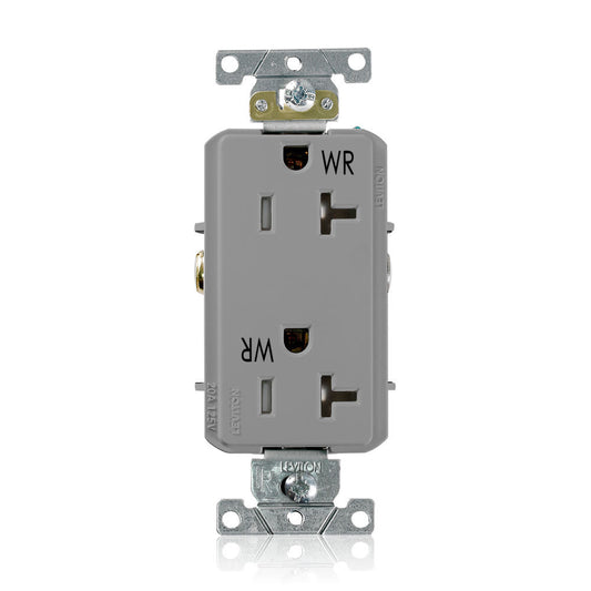 Leviton WTD20-GY Receptacle