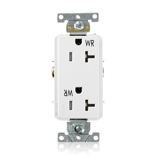 Leviton WTD20-W Receptacle