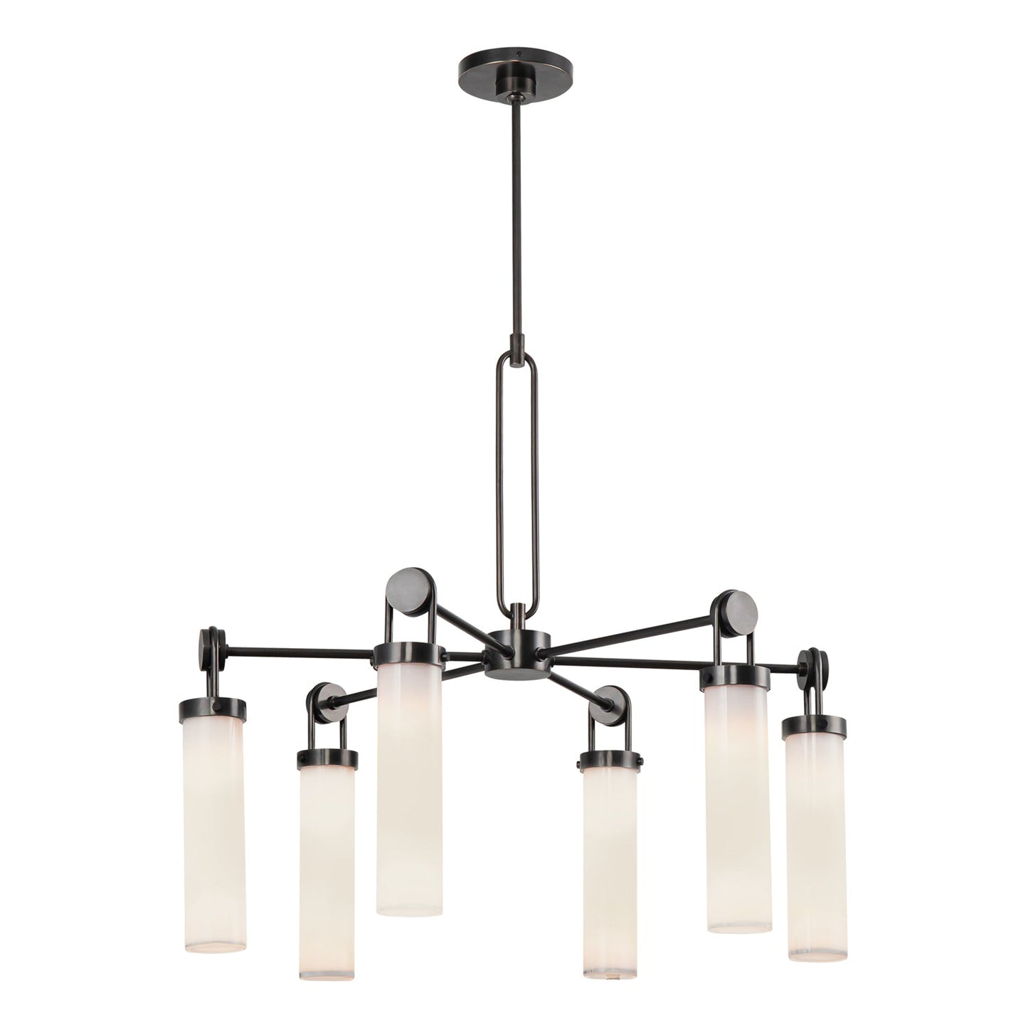 Alora Wynwood urban bronze chandelier CH355632UBGO