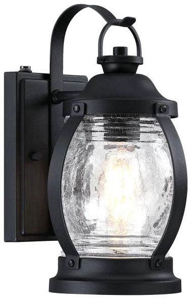 Westinghouse 1-light wall sconce, with crackle glass