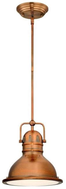 Westinghouse 1-light pendant light, washed copper