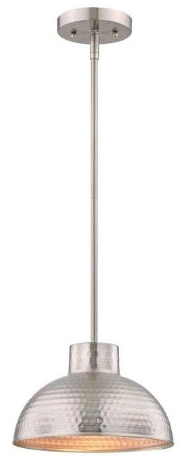 Westinghouse 1-light mini pendant light, brushed nickel