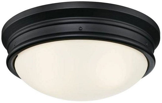 Westinghouse 2-light flush mount ceiling light, matte black