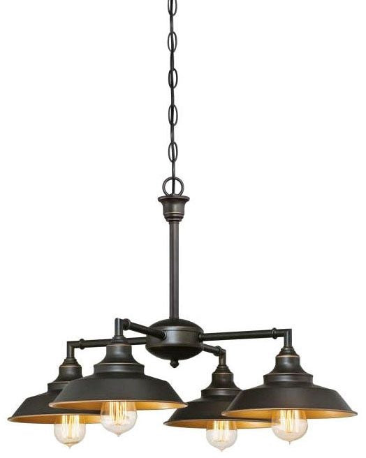 Westinghouse 4-light chandelier, oil rubbed bronze