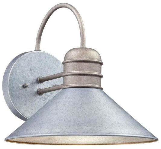 Westinghouse 1-light wall sconce, galvanized steel