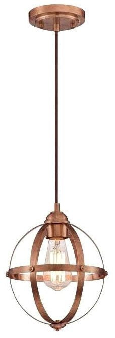 Westinghouse 1-light pendant light, washed copper