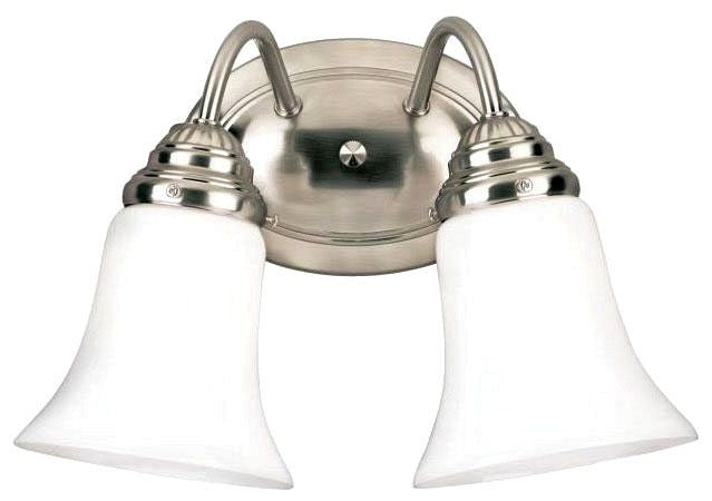 Westinghouse 2-light wall sconce, white