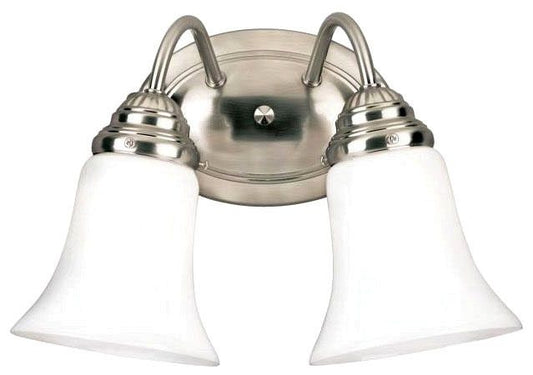Westinghouse 2-light wall sconce, white