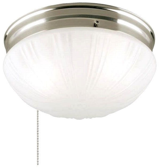 Westinghouse 2-light flush mount ceiling light, brushed nickel